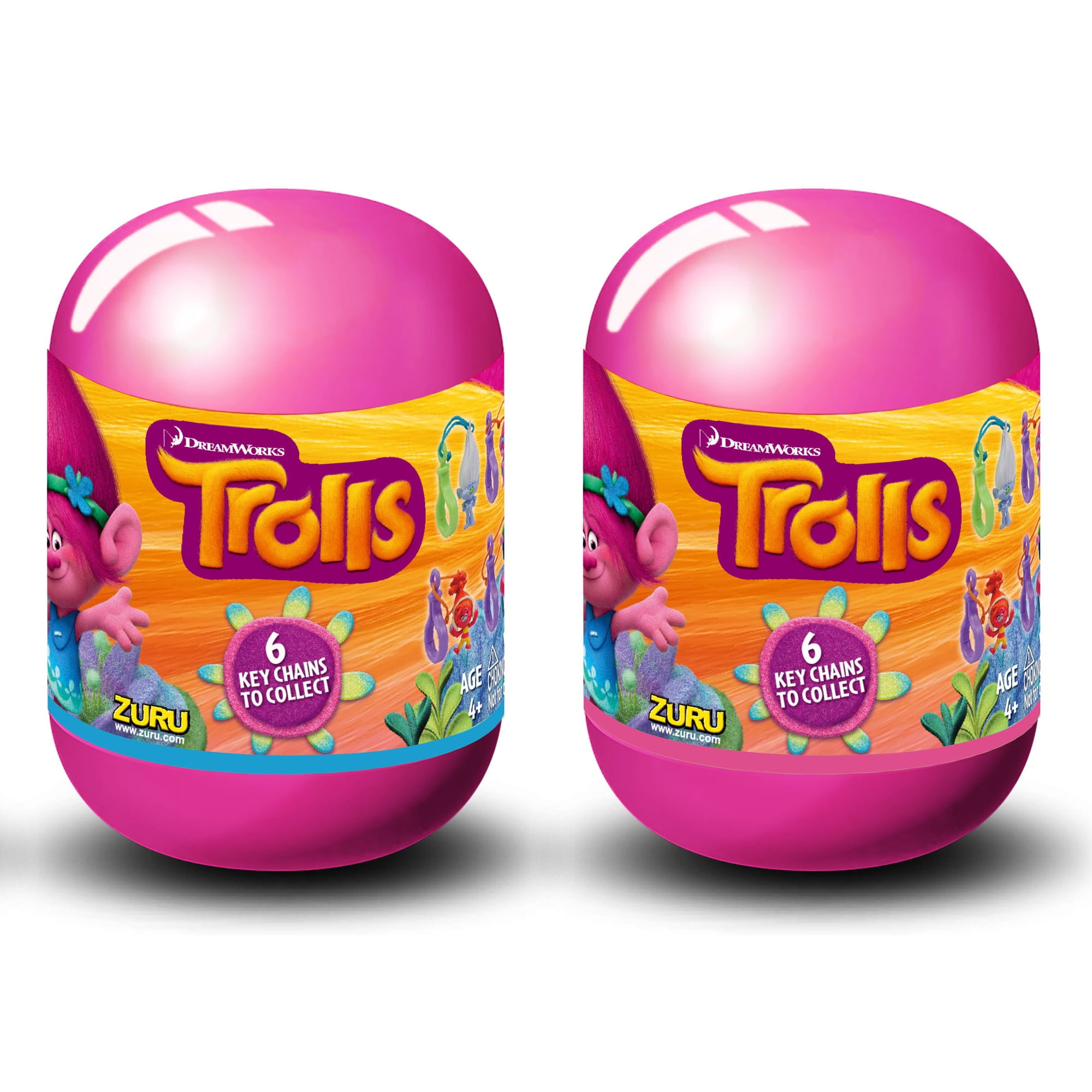 Trolls Mystery Key-chain Capsule Bundle of 3!