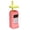 Red, variant on MOMT Baby Teether Teething Toy Silicone Chew Toy Training Bottle Sippy Cup with Removable Straw for Toddlers Infants Pink - 5.55 inches / 14.1 cm Safe Bumpy Massage Particles