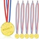 thumbnail image 1 of 100 Piezas Medallas para Niños Medallas de Juegos de Fútbol Suministros para Fiestas Día del Deporte de Metal Premio de para Niños para Baloncesto Fútbol, 1 of 5