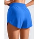 thumbnail image 2 of Shorts CRZ YOGA de Cintura Alta con Corte Lateral de 7.5 cm y Malla Azul L, 2 of 5