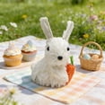 thumbnail image 6 of Easter Decorations Natural Straw Bunny Figurines Easter Decor For Home Rustic Garden Statue Spring Decor, 6 of 6