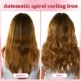 thumbnail image 3 of Hair Curler Hair Curling Wand Spiral Curl, Professional Hair Roller-Anti-Tangle Rotating Curling Wand For Hair Styling, Curling Rod Curling Artifact With Inner Buckle, 3 of 9