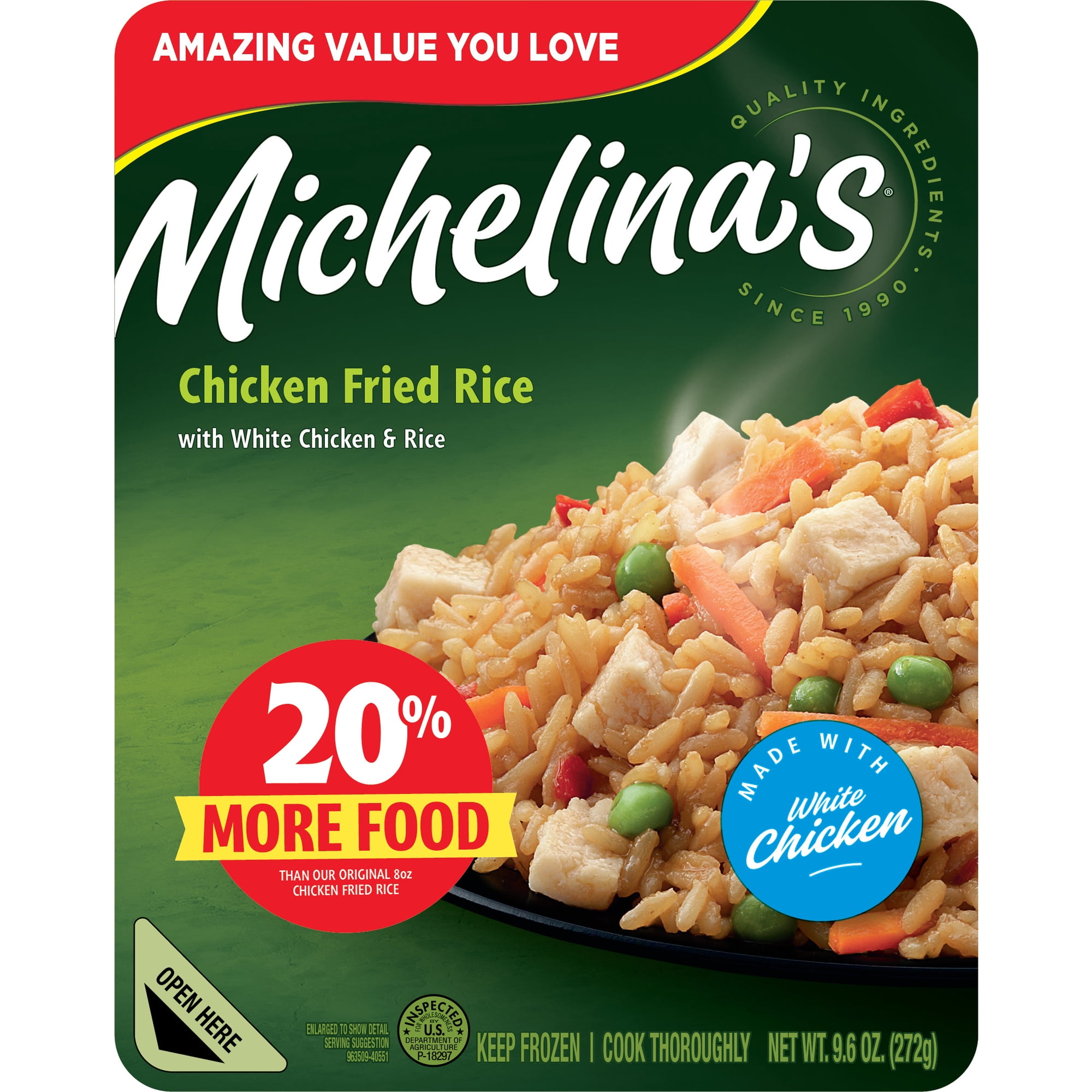 Michelina's Chicken Fried Rice Meal 9.6oz (Frozen Dinner)