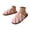 Red, variant on Women's Fuzzy Slip on Slippers Memory Foam Warm Cozy Soft House Shoes Casual Bedroom Slides