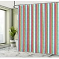 thumbnail image 4 of Ambesonne Pinstripe Shower Curtain, Torn Paper Effect Style, 69"Wx75"L, Multicolor, 4 of 4