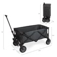thumbnail image 7 of Oniva Disney Mickey Mouse Adventure Folding Wagon, Collapsible Utility Cart, Dark Gray, 7 of 7