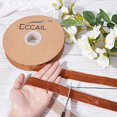 thumbnail image 5 of 20 Yards 1 Inch Single Side Velvet Ribbon Satin Ribbon Roll for Wedding Gift Wrapping Hair Bows Flower Arranging Home Decorating Brown, 5 of 9
