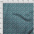 thumbnail image 3 of oneOone Viscose Jersey Teal Blue Fabric Animal Sewing Craft Projects Fabric Prints By Yard 60 Inch Wide, 3 of 5