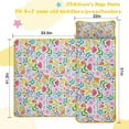 thumbnail image 5 of Pioneer Flower Floral Print Pattern Toddler Nap Mats for Kids Preschool,Sleeping Mat Bag or Kids,Toddler Sleeping Bag,Toddler Nap Mat or Daycare, 5 of 6