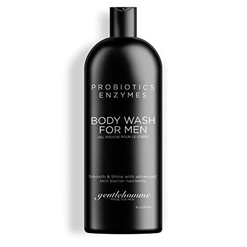 Probiotic Body Wash for Men Enzymes & Natural Probiotics Organic