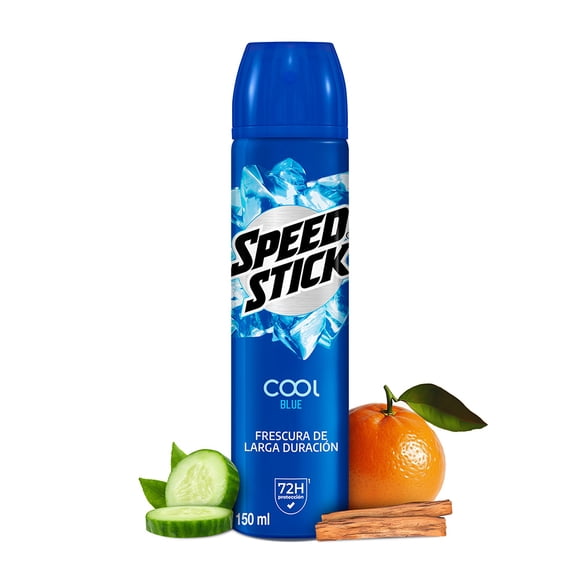 Desodorante Hombre Men Speed Stick Cool Blue Antitrasnpirante en Aerosol 150 ml