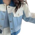 thumbnail image 3 of Abrigo De Mezclilla Con Botones,Chaqueta De Mezclilla Para Mujer Chaqueta De Mujer Chaqueta De Mezclilla Para Mujer Estética Elegante, 3 of 8