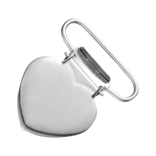 LOLIPPYY 20Ud Clips Metálicos De Hierro Color Plata Para Ropa Con En Forma
