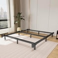thumbnail image 2 of Size Metal Bed Frame-7 Inch Heavy Duty Bedframe, 9- Support for Box Spring & Mattress Foundation, 3000LBS, Black, 2 of 6