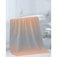 thumbnail image 3 of LightSalmon Gray Ombre Towel Set of 3, Soft Microfiber Bath Towels, Hand Towel, Washcloths, Modern Gradient Abstract Art Quick-Dry Absorbent Towels for Bathroom Kitchen Hotel Beach Gym Spa, 3 of 7