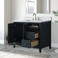 thumbnail image 4 of Vanity Art 42" Bathroom Vanity with Sink and Engineered Marble Top, Freestanding Storage Cabinet with 2 Drawers, 1 Shelf and Flip Down Tray, 4 of 9