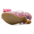 thumbnail image 7 of Yammkia Girl's Dress Shoes Mary Jane Glitter 1.5 in Low Heel Wedding Party Princess Shoes for Toddler/Little/Big Kids (Pink,13), 7 of 7