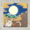 thumbnail image 6 of Epic Graffiti 'Moonlit Dragon' by Zigen Tanabe, Acrylic Glass Wall Art, 12"x12", 6 of 8