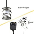 thumbnail image 3 of FSLiving Remote Control Pendant Light 1-Light H-Type Track Pendant Lamps Industrial Vintage Black Cage Pendant Light Modern Farmhouse Kitchen Lamp Stepless Dimming Color Changing Customizable, 3 of 7