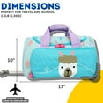 thumbnail image 4 of J World Boys and Girls Kids travel Duffle Bag with Wheels Carry-on Luggage, Llama, 4 of 7