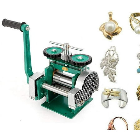 Anqidi Manual Combination Rolling Mill Machine Three-in-One Rollers Jewelry Press Equipment Jewelry DIY Tool