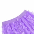 thumbnail image 4 of Gytharion Women's Maxi Skirts Trendy Solid Mesh 3D Butterfly Embellished Long Skirt Flowy A-Line Swing Elastic Waist Party Skirts for Women, 4 of 8