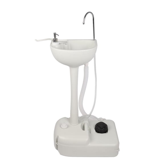 LINJH Portable Wash Station with Wheels Garden Camping Washing Station Hand Wash Basin