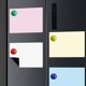 thumbnail image 4 of Fridge Magnetic Whiteboard Film Magnetic Fridge Memoboard 297x210mm 420x297mm Magnetic Writing Board for Kitchen Office Yellow A4 model, 4 of 4