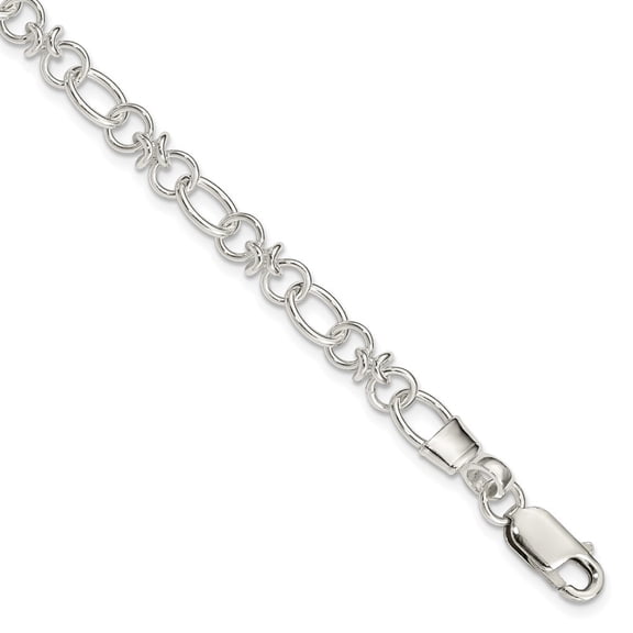 Auriga Fine Jewelry 925 Sterling Silver Fancy Bracelet 7.5 inch for Women