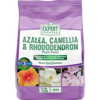 Expert Gardener Azalea, Camellia & Rhododendron  Food Fertilizer 10-8-8, 3 lb.
