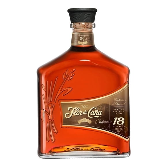 Ron Flor de Caña Centenario añejo 18 años de 750 ml