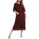 thumbnail image 3 of Lucakuins Camisón para Mujer, Manga Corta con Cremallera Abertura Camisón Largo Ropa de Dormir Loungewear Lucakuins moda, 3 of 6