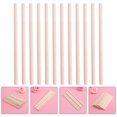 thumbnail image 4 of 50pcs Wooden Round Dowel Rods Sticks For Crafts Woodworking DIY Building Model, 4 of 8