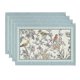 thumbnail image 1 of Set of 4 12x18 Inch Blue Birds and Flowers Placemats for Decoration, 1 of 5