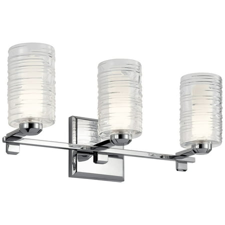 

Kichler Giarosa 22 1/4 Wide 3-Light Chrome Metal Bath Light