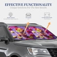 thumbnail image 4 of Naloa Fruit Parfait Colorful Print 2-Piece Windshield Sunshade,Foldable Car Front Window Sun Shades,for Most Sedans SUV Truck-Large, 4 of 6