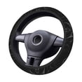 thumbnail image 2 of Uemuo Black Marble Texture Abstract Printed Car Elastic Steering Wheel Cover - Universal Car Accessory for Diverse Cars Anti-Slip, and Comfortable- 15", 2 of 8