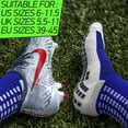 thumbnail image 4 of LUX Sports Anti Slip Calf Soccer Socks,Non Slip Football/Basketball/Hockey Sports Grip Pads Socks - Blue, 4 of 5