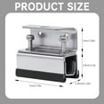 thumbnail image 3 of Kit de Montage pour Porte-Van, Supports de Toit en Acier Inoxydable, 4 Pcs Kits de Montage en Acier Inoxydable 304 pour Vans, Résistant aux Intempéries, Argent, 3 of 7