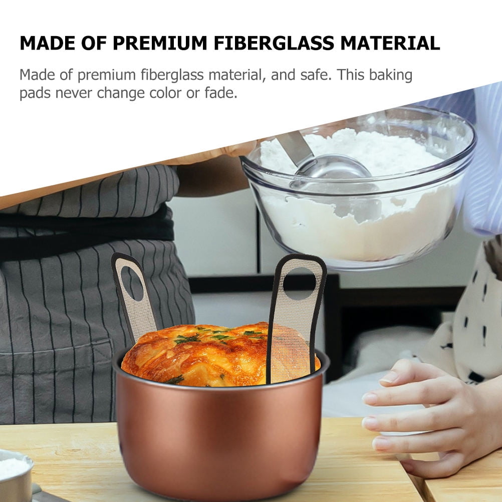 FONDOTIN Multi Purpose Baking Mat Heat Resistant Baking Mat Assorted Color 2Pcs for Oven