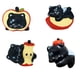 thumbnail image 1 of Figura decorativa de resina con forma de gato y manzana | Accesorio de escritorio para amantes de los gatos | Decoración original para el espacio de trabajo | Decoración de escritorio de resina, 1 of 6