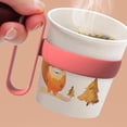 thumbnail image 4 of Porte-gobelet Réutilisable avec Poignée, Ensemble de 10, Poignée de Tasse Anti-Brûlure pour Eau Chaude, Support de Manchon pour Tasses à Café Jetables, 4 of 6
