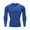 1-Blue, variant on Men's Compression Long Sleeve Shirt, Athletic Base Layer for Running Workout, Undershirt Sport Quick Dry Tops