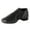 Black, variant on PU Leather Jazz Shoes for Girls and Boys Slip-On Dance Shoes for Little Kid/Big Kid(1.5,Black)