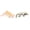 4, variant on 3D printed lizard movable dragon set living room study desktop decoration exquisite home crafts