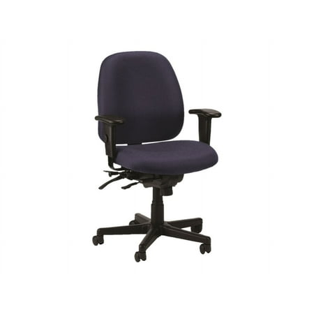 UPC: 0669245990233 | Eurotech 498SL – Chair – ergonomic – armrests – T-shaped – tilt – swivel – fabric – navy