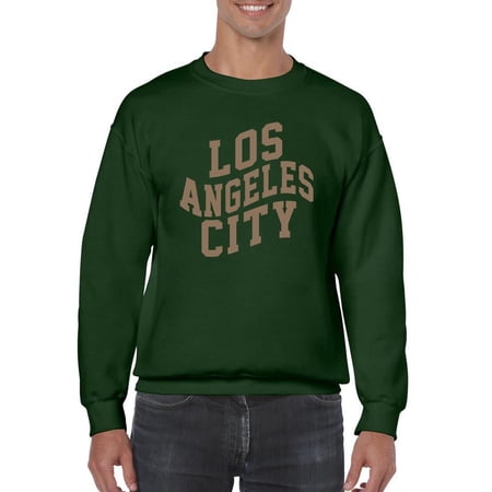 Retro College Los Angeles City Sweatshirt Men -Image by Shutterstock, Male Large