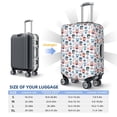 thumbnail image 4 of Yiaed Nautical And Pirate Owls Print Travel Luggage Cover Suitcase Protector Fits 18-32 Inch Luggage Wheel Covers Patterned Elastic Luggage Anti-scratch（No luggage）-X-Large, 4 of 5
