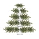 thumbnail image 3 of Árbol de Navidad Montado En La Pared Mini Árbol de Navidad Colgante de Pared Decoración de Tela de Pared Pequeño Árbol de Navidad Montado En La Pared Ramas Falsas Minimalistas Decoración Navideña, 3 of 7