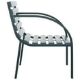 thumbnail image 3 of vidaXL Garden Chairs 2 pcs Grey Wood, 3 of 5